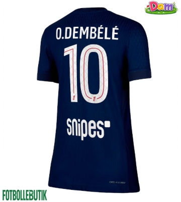 Paris Saint-Germain Ousmane Dembele #10 Hemmatröja Kvinnor 2025-26 Kortärmad